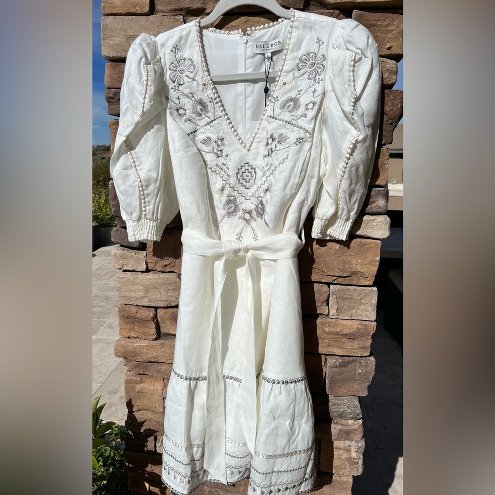 Hale Bob Embroidered Lorna Women's Dress- NWT Size L